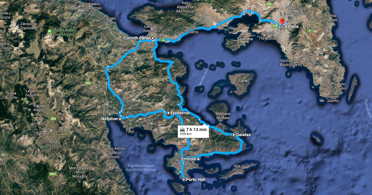 Ansa Car Rental Athens, Isthmus Corinth, Nafplion, Porto Heli, Ermioni