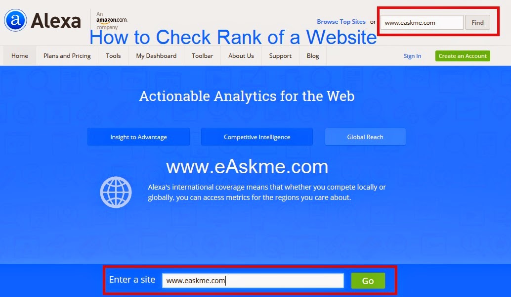 How to Check Rank of a Website : eAskme How to Check Rank of a Website : eAskme