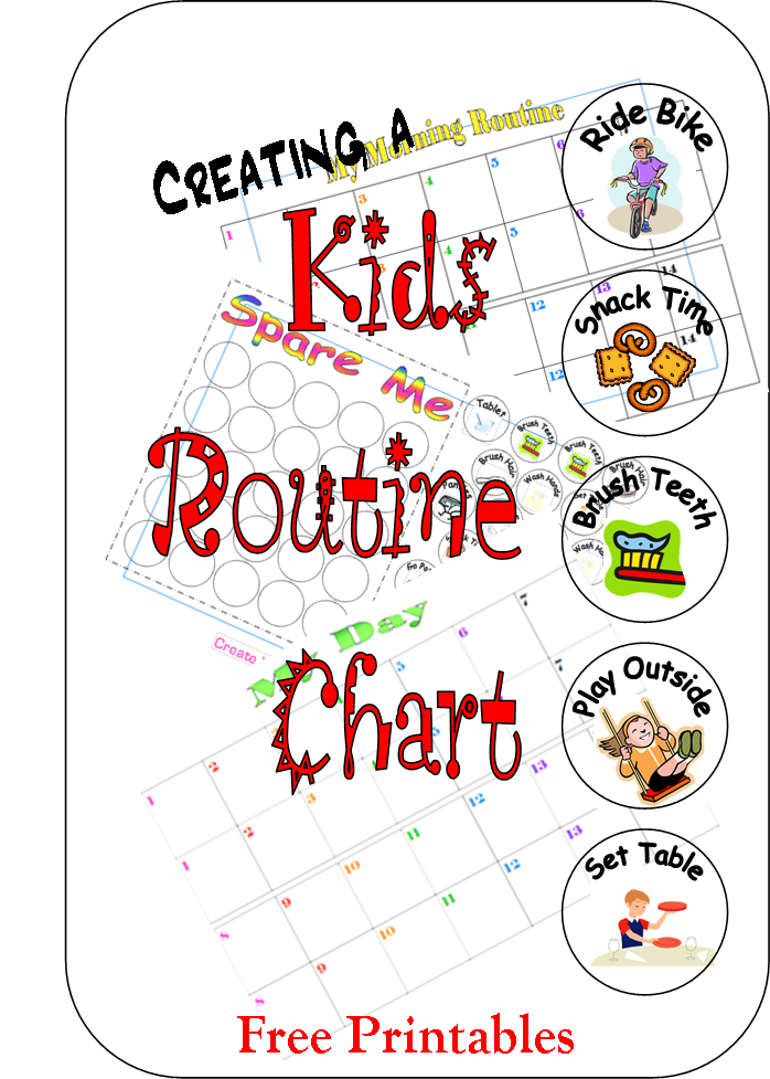 Kids Routine Chart and Printables - Cornerstone Confessions