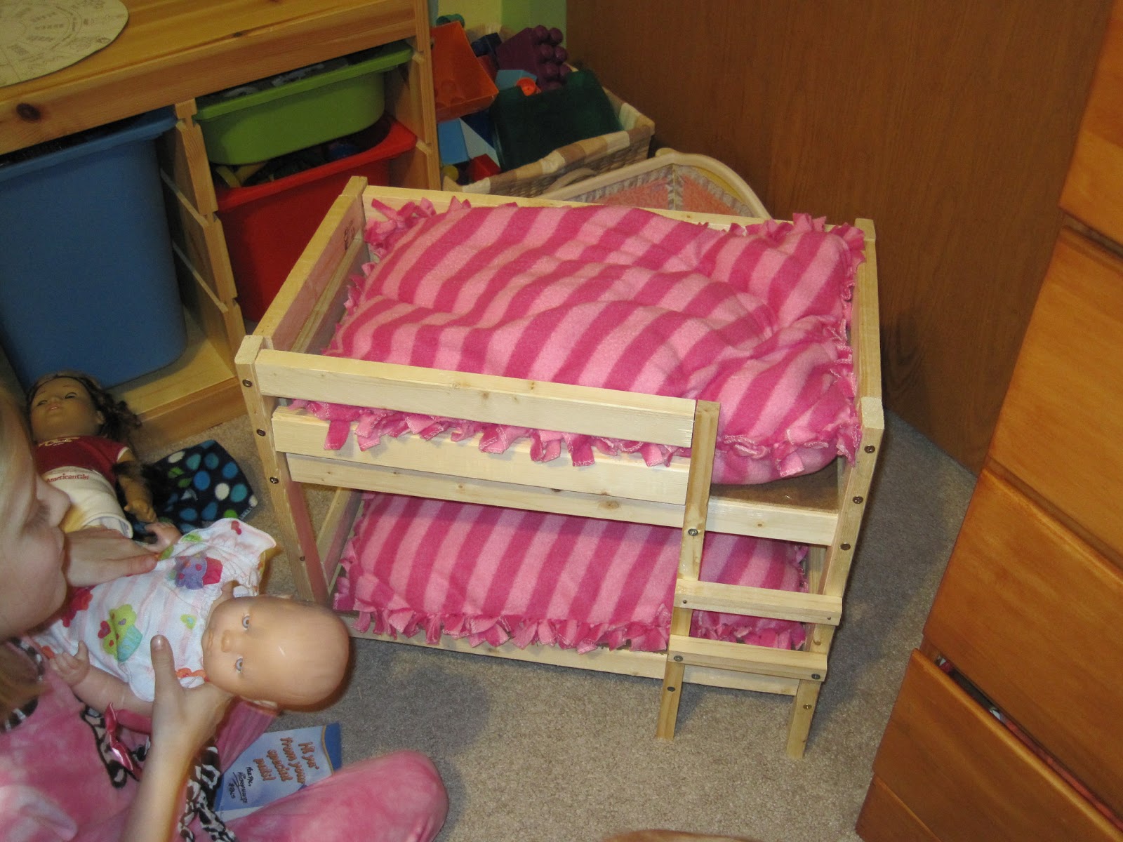 AtwoodFamily of FIVE American Girl Doll Bunk Beds