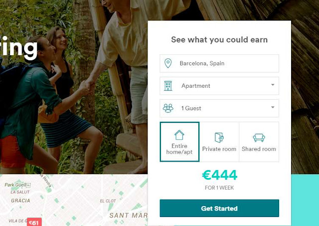 أجر غرفتك الخالية واربح الدولارات من خلال موقع airbnb 