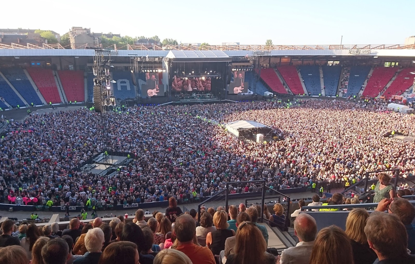 Glasgow Punter Bruce Springsteen The River Tour. Hampden Park