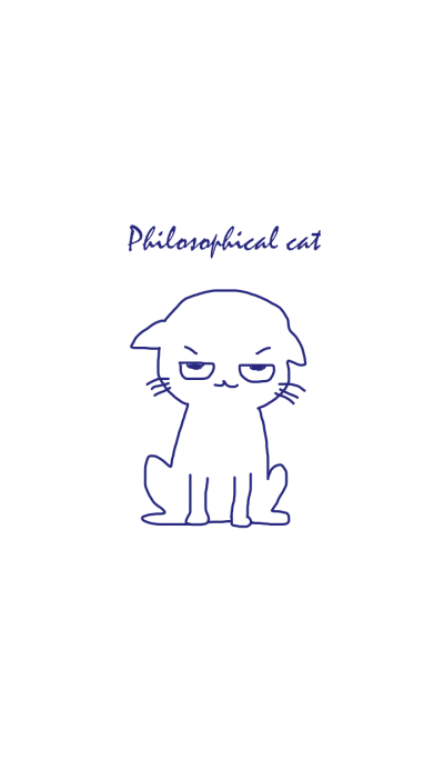 Philosophical cat