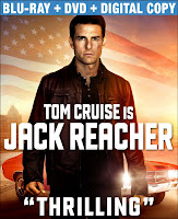 Jack Reacher Tom Cruise Blu-Ray DVD