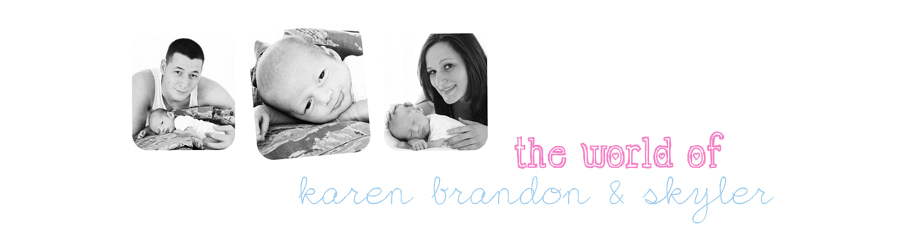 The World of Karen Brandon & little Skyler...