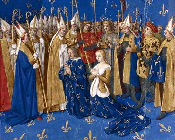 Coronation of Louis VIII and Blanche of Castille