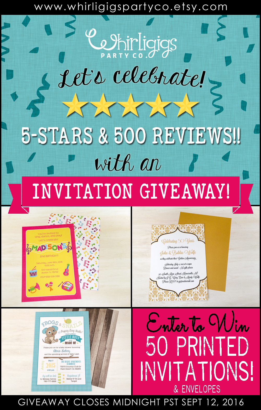 whirligigs party co giveaway free printed invitations printed invitations free