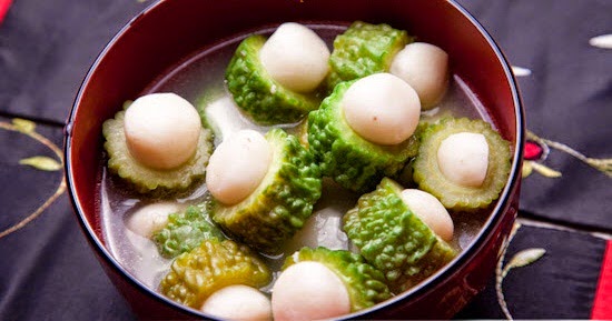 Vietnamese Fish Balls with Vegetable Soup ( Canh Rau với Cá Viên)3