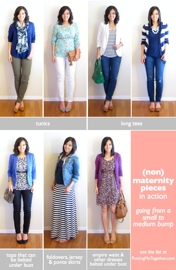 Putting Me Together: Small to Medium Bump - (Non)Maternity Style