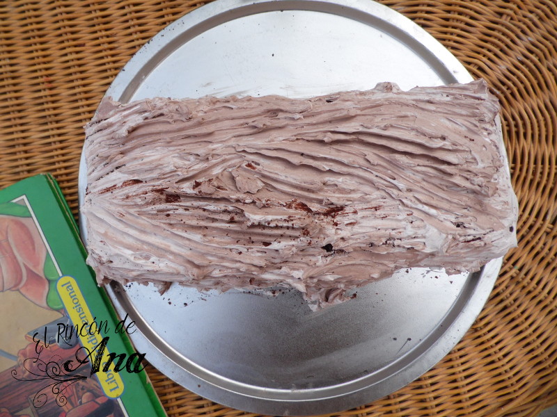 Pastel tronco para Pinocho