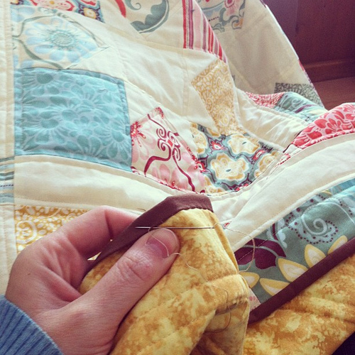 Quilt "Charming Stars" patchwork Pattern free For beginners