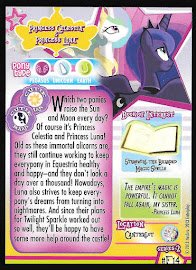 My Little Pony Princess Celestia & Princess Luna Series 2 Trading Card