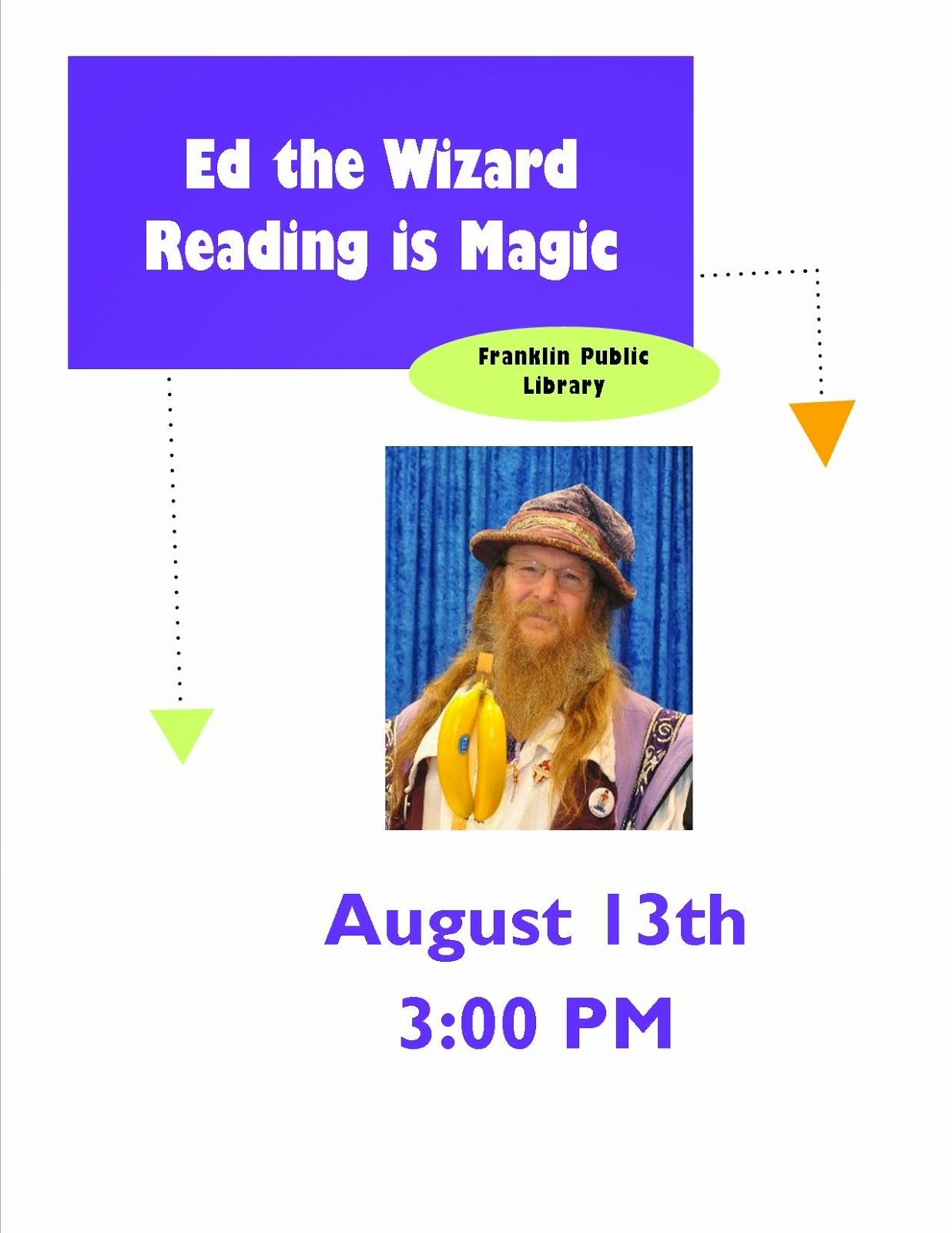 Ed the Wizard - "Reading is Magic"