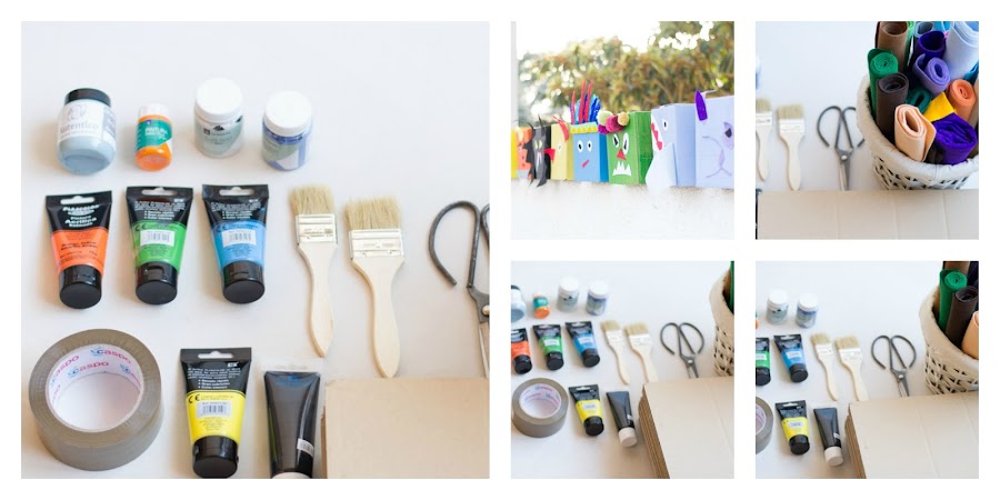 Disfraz Carnaval Cajas de cartón diy