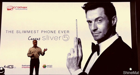 micromax canvas silver 5 slim phone