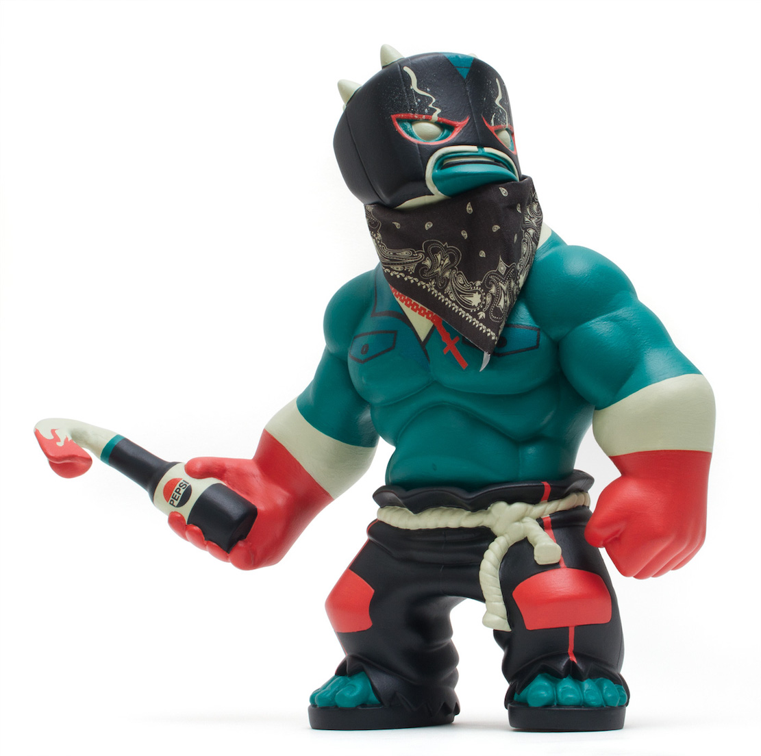 GAMMA RAY TEQUILA DESIGNER VINYL FIGURE LUCHA LIBRE MUTTPOP TOYS