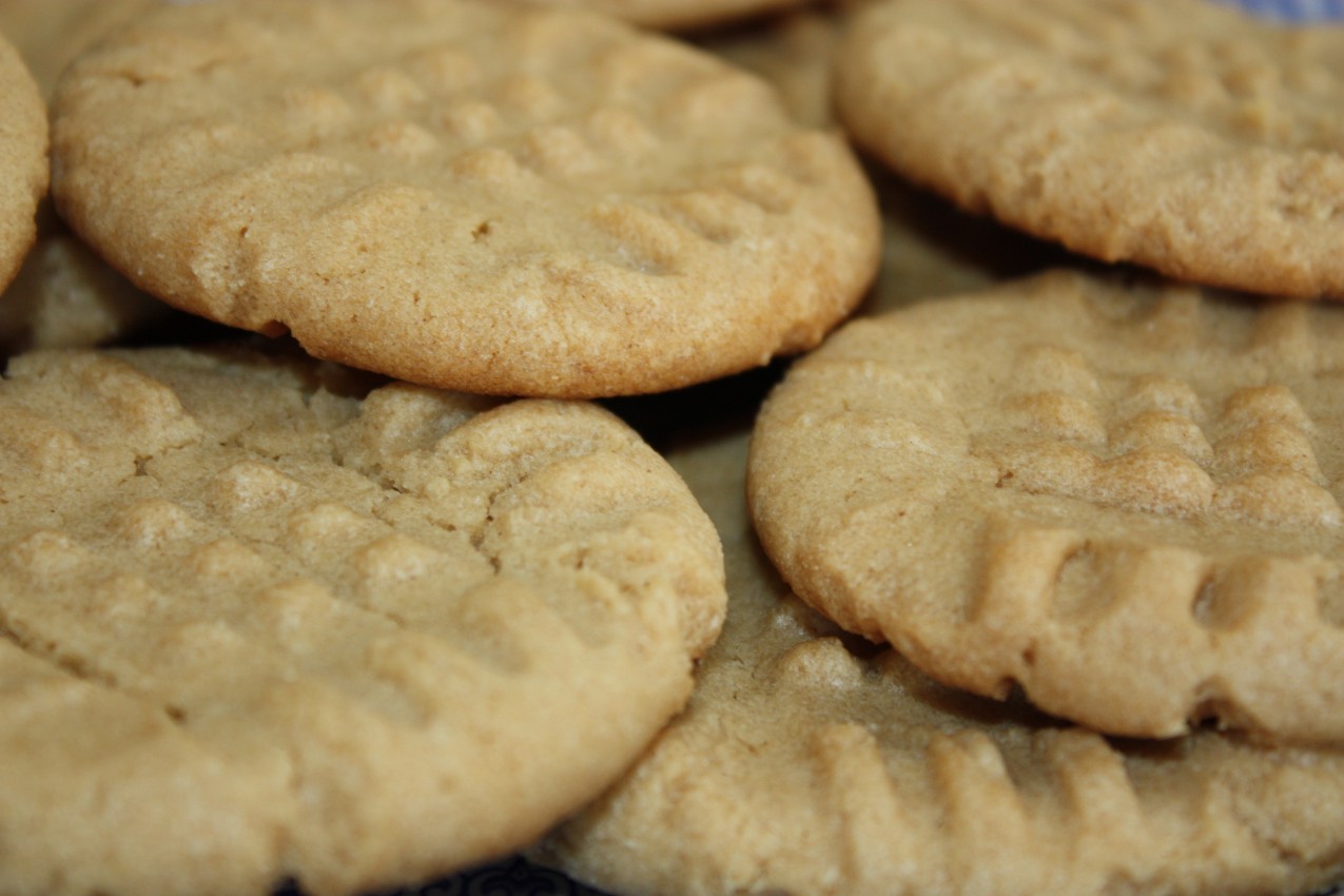 pass the peas, please grandma's peanut butter cookies
