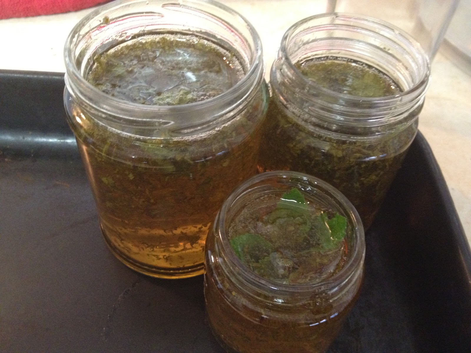 my garden feast APPLE & MINT JELLY