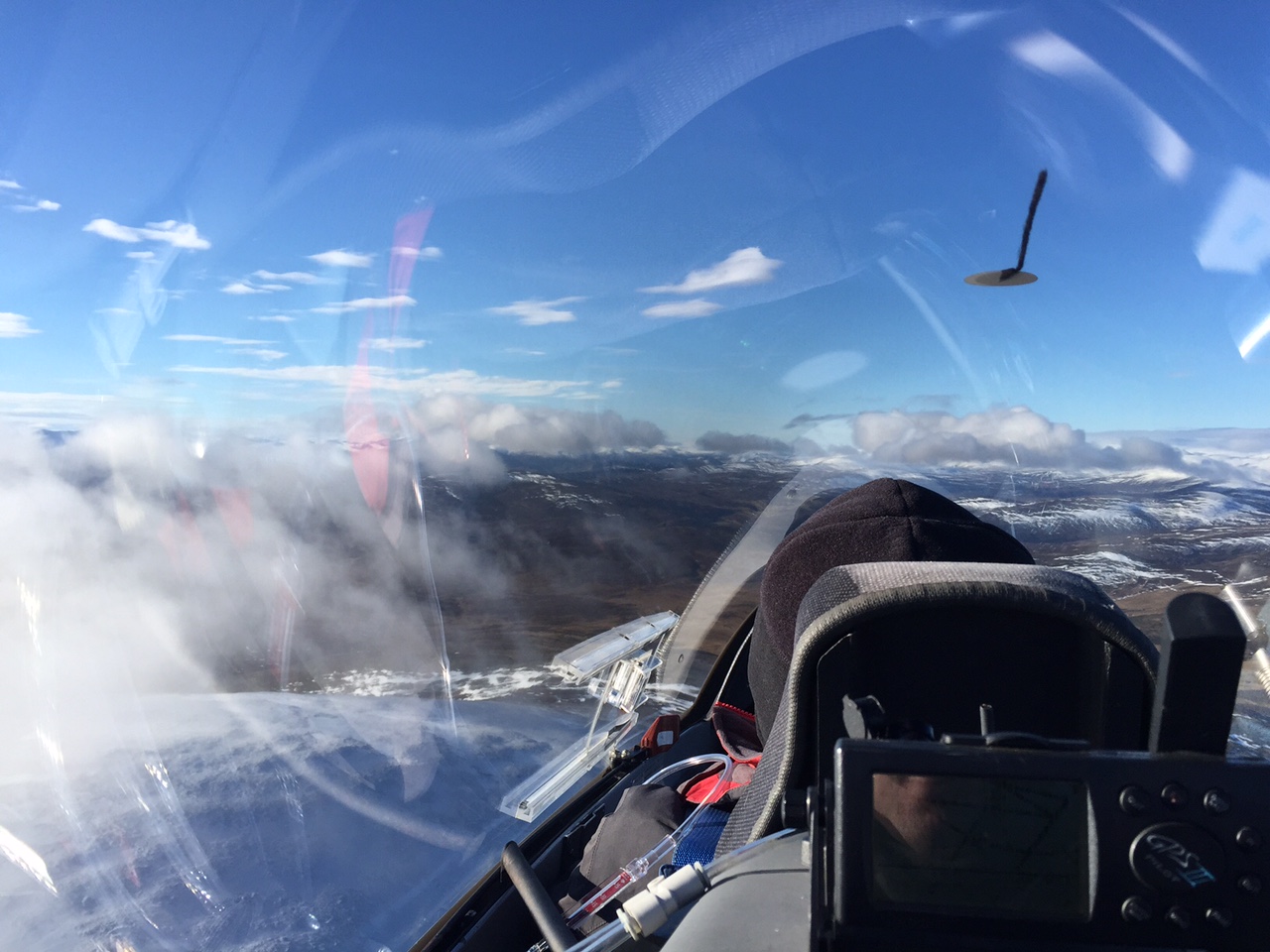 Booker Gliding Club Tuesday somewhere over Deeside