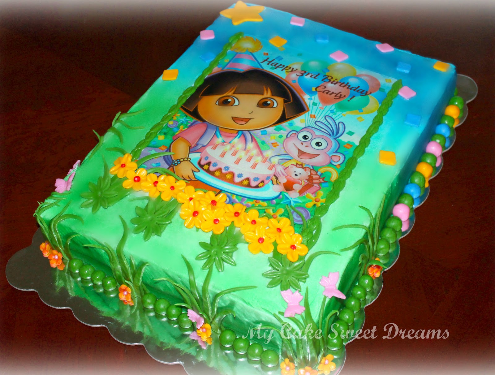 picture, buttercream fondant make with to icing, detalis  buttercream edible how fondant Cake