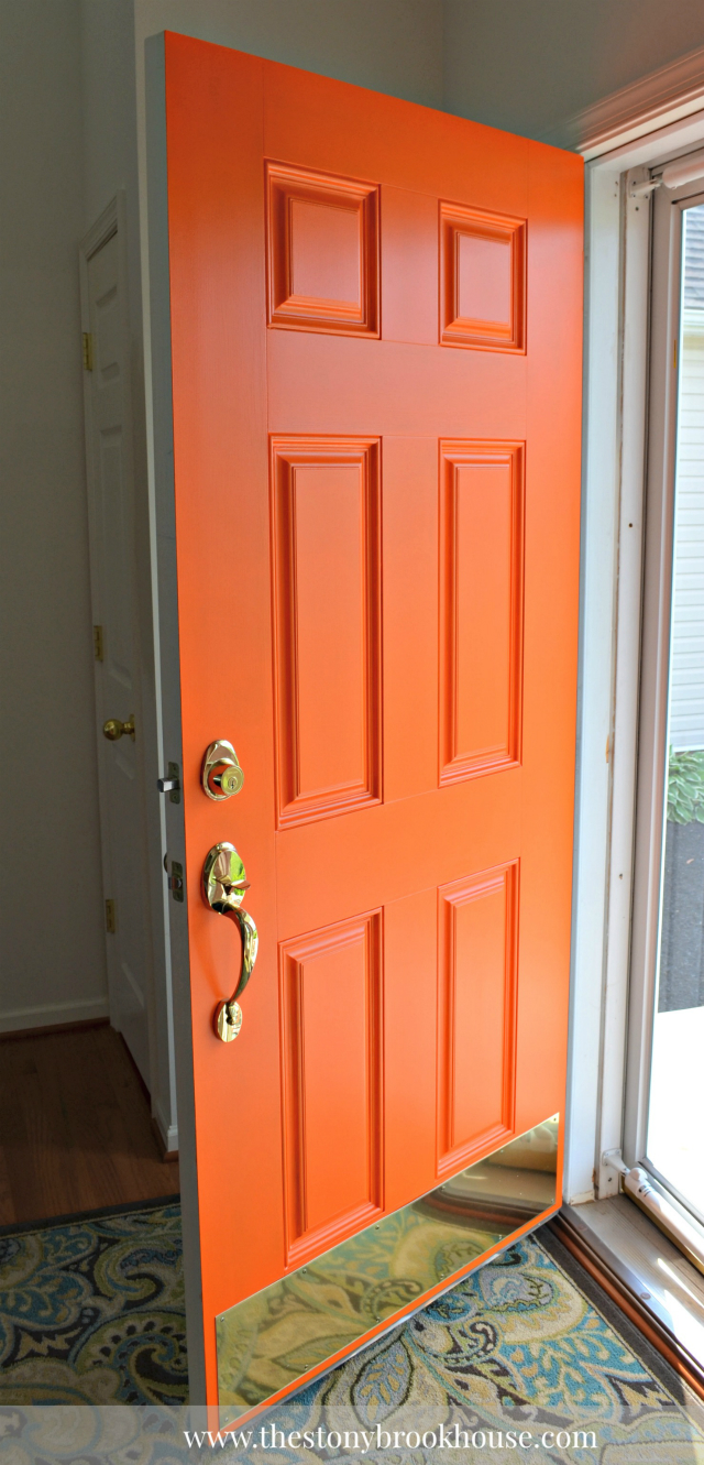 Orange Front Door