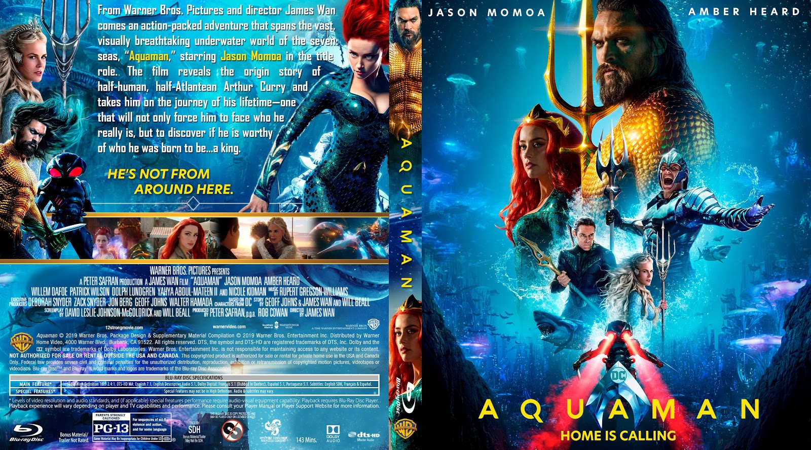 Aquaman Bluray Cover Cover Addict Free Dvd Bluray Covers And Movie Posters