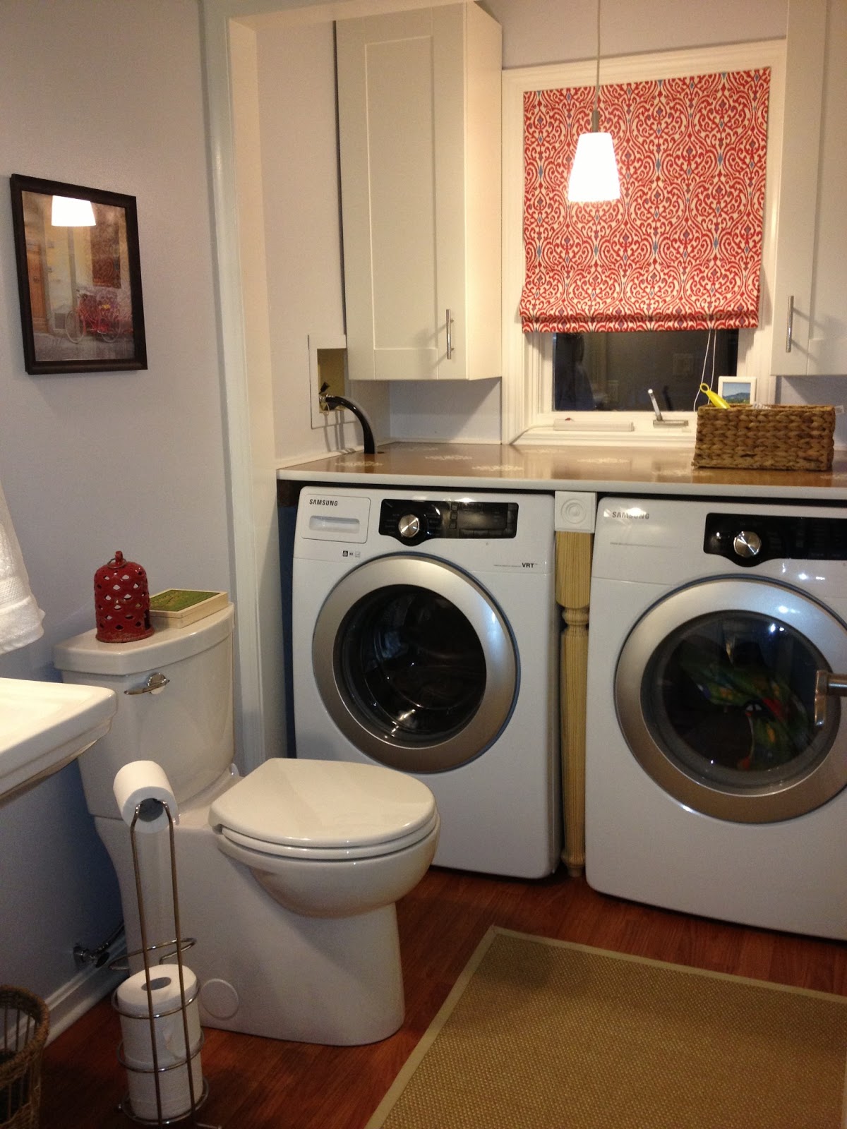 The Beige House: Laundry and Powder Room Renovation The Beige House: Laundry and Powder Room Renovation on Small Space Small Bathroom Ideas With Washing Machine id=89266