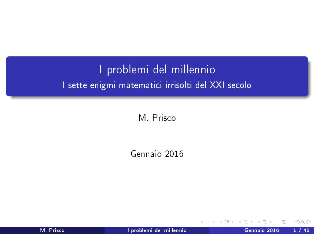 Il mondo della fisica I problemi