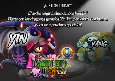 Luz ou Sombrio? Dragões Yin e Yang - Novidade revelada! Luz ou Sombrio? Dragões Yin e Yang - Novidade revelada!