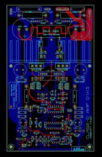 PCB Layout Power amplifier Class-D D1K5