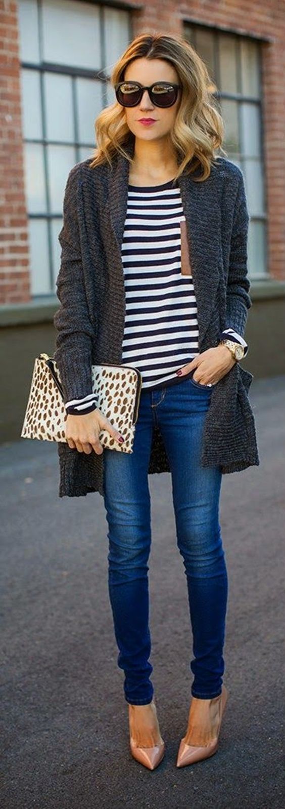 Stylish Chic Long Cardigan Outfit