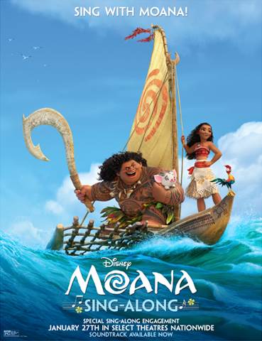 Sing-Along Version of Moana Walt Disney Animation Studios, entertainment news