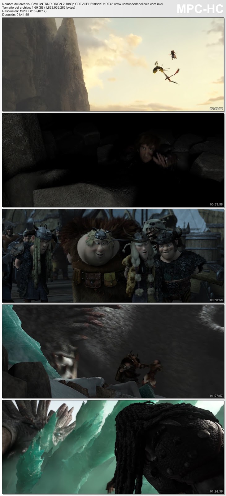 Capturas de la película.
