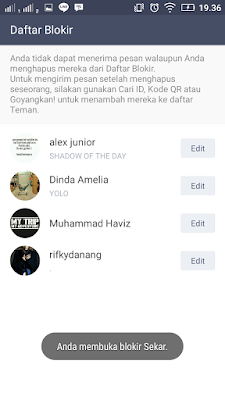Cara Membatalakan/Unblock Kontak Teman Line Yang Diblokir Cara Membatalakan/Unblock Kontak Teman Line Yang Diblokir, Cara membatalkan blokir teman line, Cara membatalakan kontak line, cara cancel blokir kontak line, cara membuka blokir kontak line, cara unblock kontak teman line.