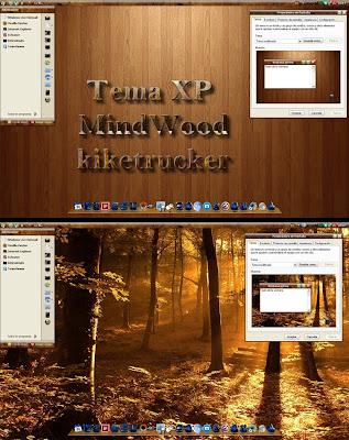 Tema XP - MindWood | Un elegante estilo de madera para tu XP