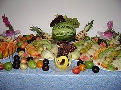 Mesa de Frutas completa para 100 pessoas