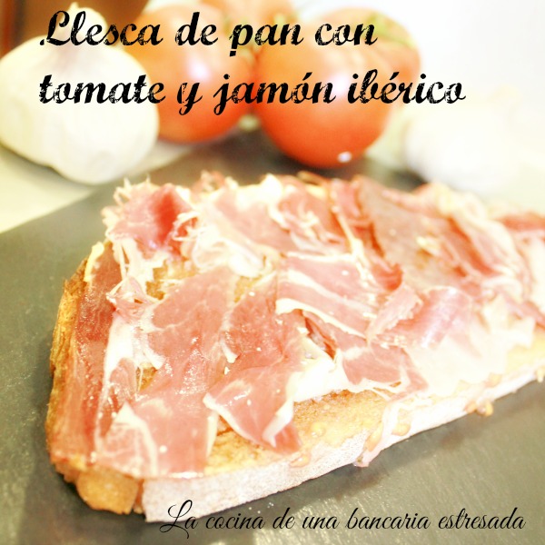 Receta de pan con tomate y jamón ibérico