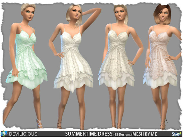 Sims 4 CC's - The Best: Dress by Devilicious