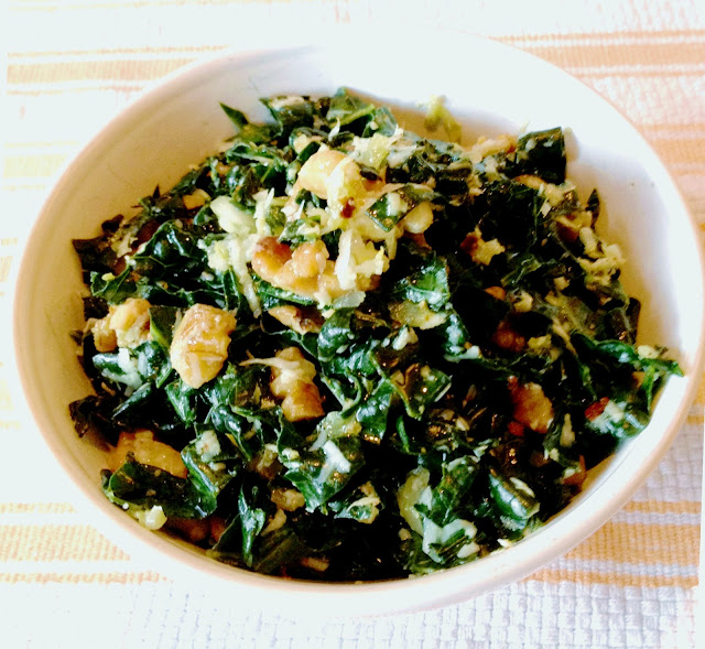 Kale Salad with Lemon, Pecorino Romano, and Toasted Walnuts