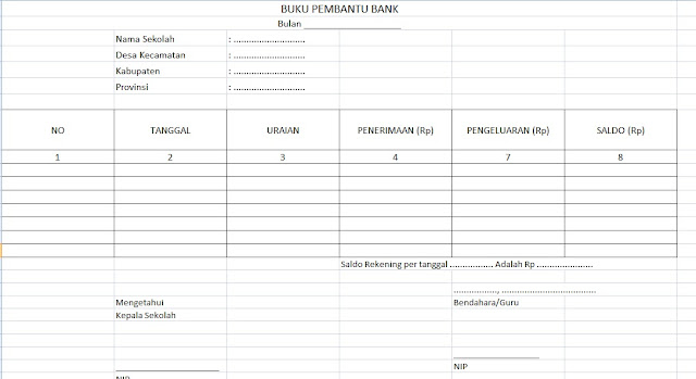 Format Buku Pembantu Bank | download format buku kas pembantu bank Format Buku Pembantu Bank | download format buku kas pembantu bank