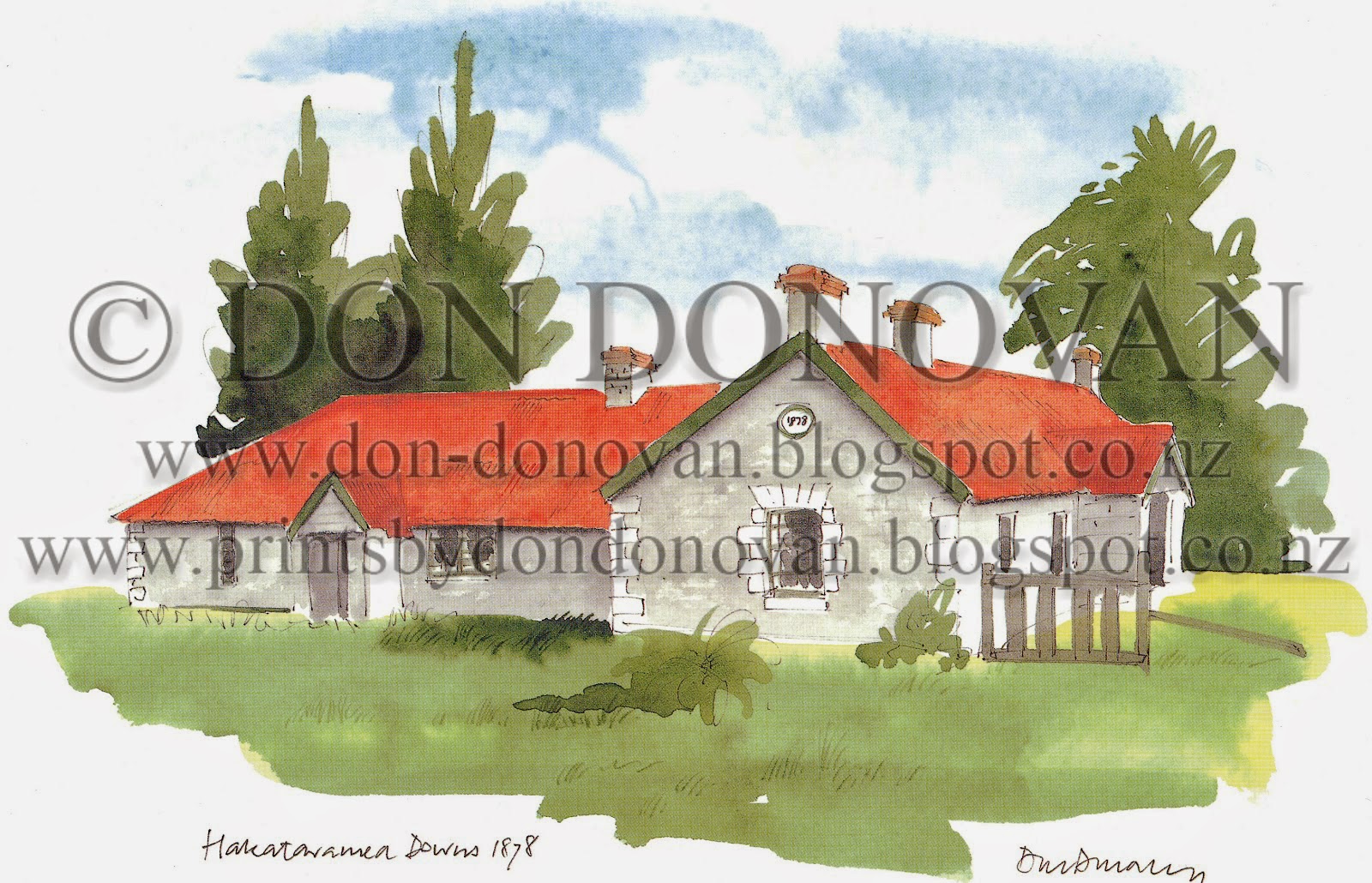 Don Donovan's World N.Z. House & Cottage 28. Stone House, Hakataramea