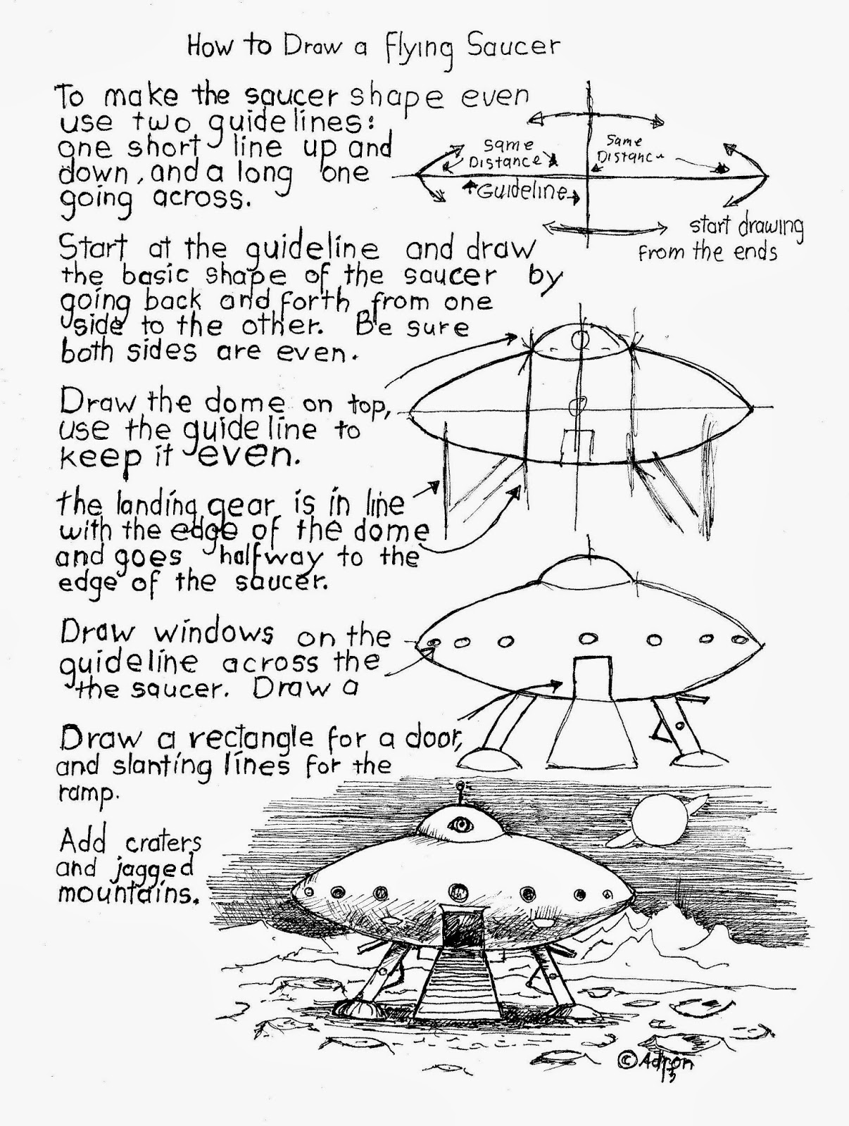 How to Draw Worksheets for The Young Artist How To Draw A Flying