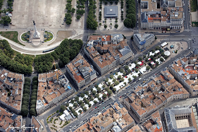 Photo aérienne des Epicuriales à Bordeaux