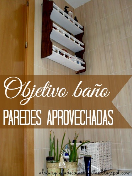 Paredes aprovechadas en el baño