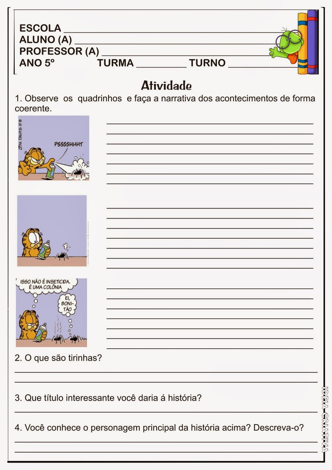 ♥ TIA MÁRCIA BERTAMÉ ♥ Atividades para o 5º ano..♥ ♥ TIA MÁRCIA BERTAMÉ ♥ Atividades para o 5º ano..♥