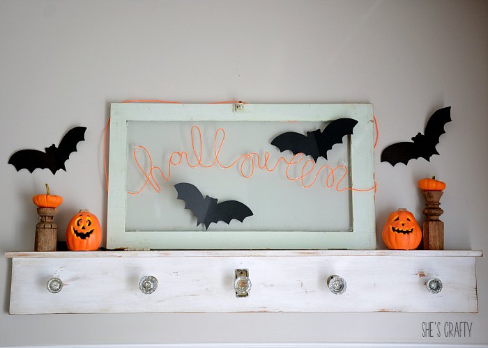Halloween Home Decor, halloween mantel