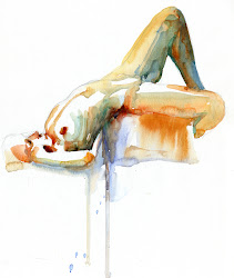 watercolor figure figures sketches helen stroem sold
