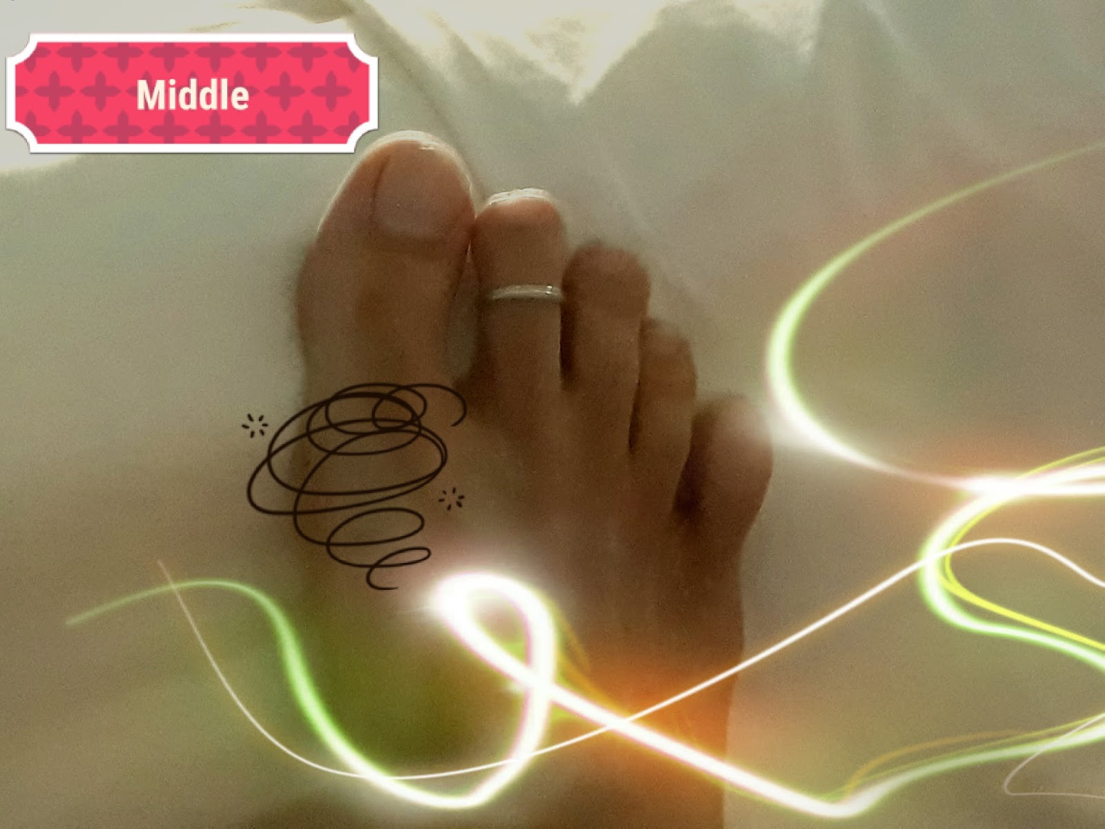 Wearing a Toe Ring
