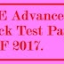 JEE Advance Mock Test Papers 2017