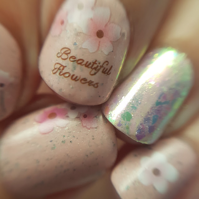 nailstuffca nail stickers,.nail flakies, nailart, nail design, flower mani,